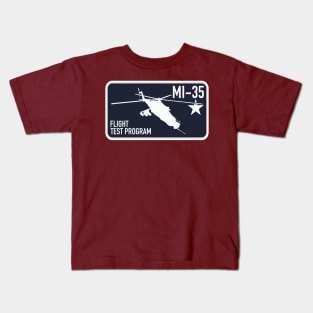 MI-35 Super Hind Gunship Kids T-Shirt